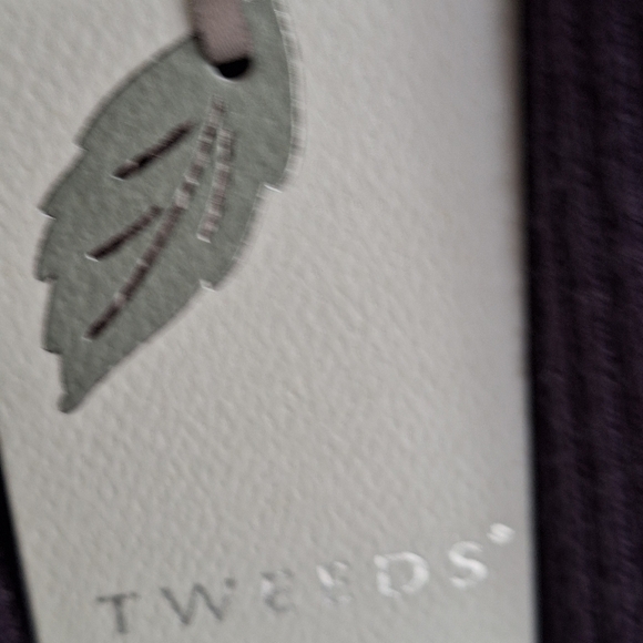 Tweeds Turtle Neck Sweater SzL Purple Long Sleeve Cotton Blend New With Tags - Picture 6 of 10